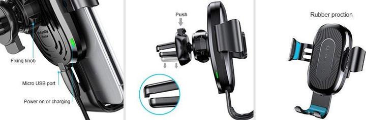 Immagine prodotto Baseus Caricatore rapido Qi 2 in 1