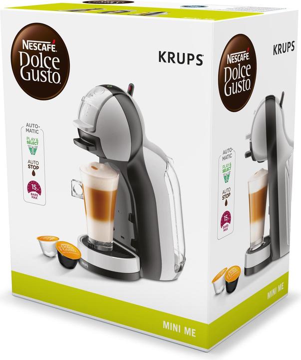 Image du produit Krups KP123B Mini Me, Artic-grey (NESCAFÉ Dolce Gusto)