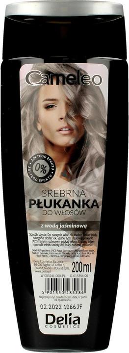 Immagine prodotto Delia Cosmetics Cameleo - Risciacquo per capelli con acqua di gelsomino 01 Silver 200ml (200 ml, Shampoo liquido)