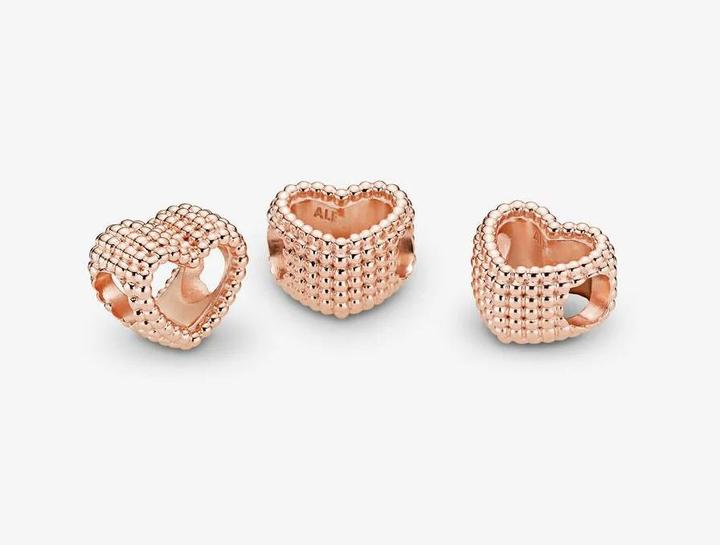Actual product image Pandora Breaded Heart (Metal)
