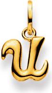 Produktbild Natsumi Schmuck Anhänger Buchstabe U Gelbgold 18K/750 (750/18 K Gelbgold)