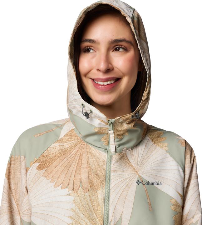 Actual product image Columbia Women's Spire Valley™ Printed Hooded Windbreaker (XL)