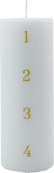 House Doctor Candela dell'Avvento, HDStart, bianco (1 pz.)