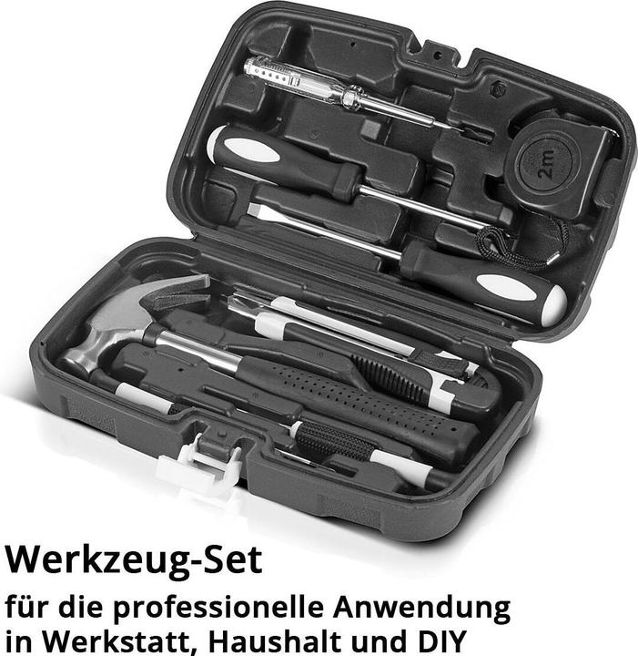 Produktbild Stahlwerk Heimwerker Set HTS-9 ST Werkzeugkoffer mit 8-teiligem Werkzeug Set (8 Teile)