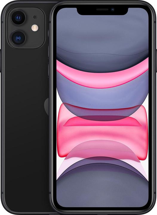 Re!commerce iPhone 11 (128 GB, Nero, 6.10", 12 Mpx, SIM + eSIM, B / Molto bene)