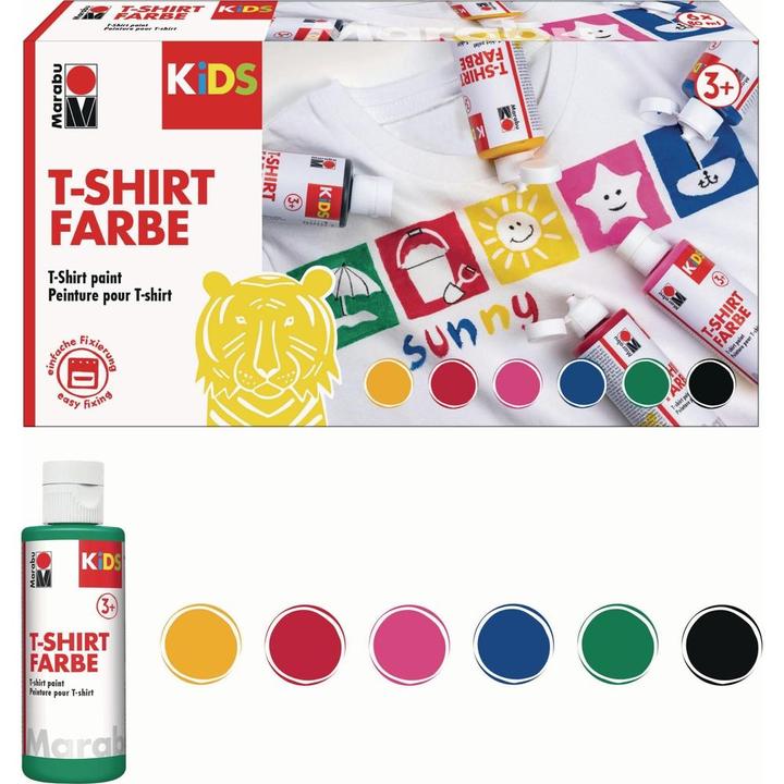 Produktbild Marabu Textilfarbe (Mehrfarbig, 80 ml)