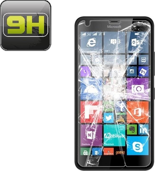 Produktbild Protectorking 3x echtes Tempered 9H Panzerhartglas 3D KLAR (3 Stück, Microsoft Lumia 640)