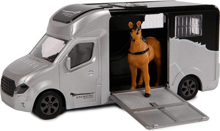 Image du produit Kids Globe Farming Voiture hippomobile moulée sous pression avec gris clair et gris argile