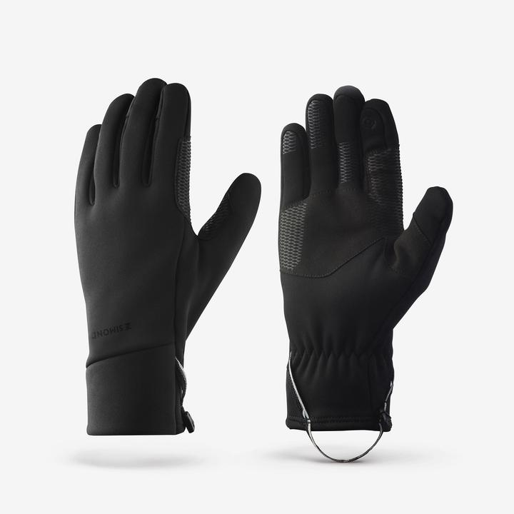 Simond Handschuhe Damen/Herren touchscreenfähig Trekking - MT500 schwarz (XL)