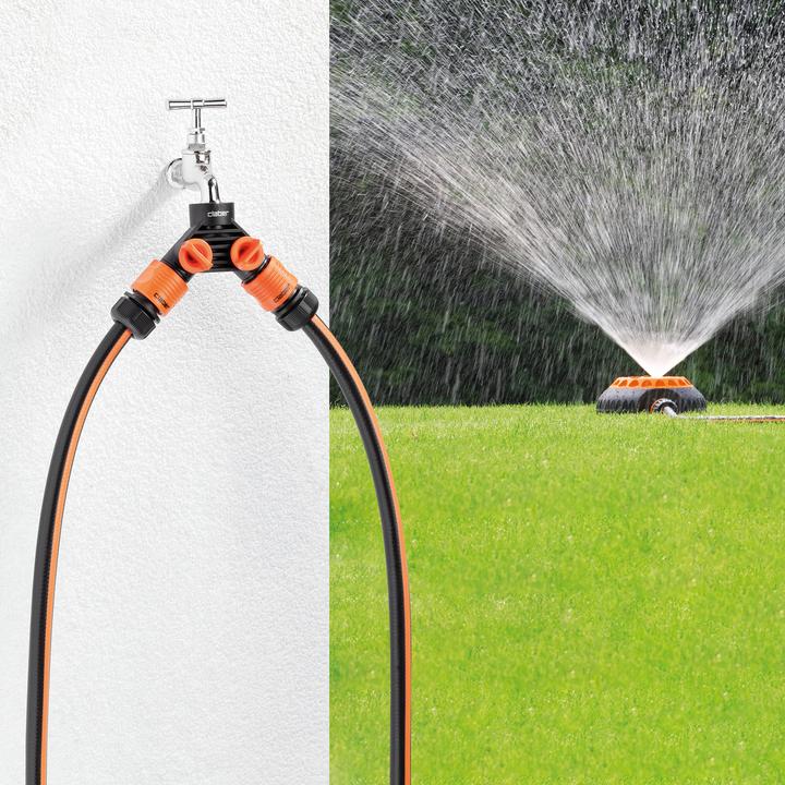 Actual product image Claber 2-Way Tap Socket