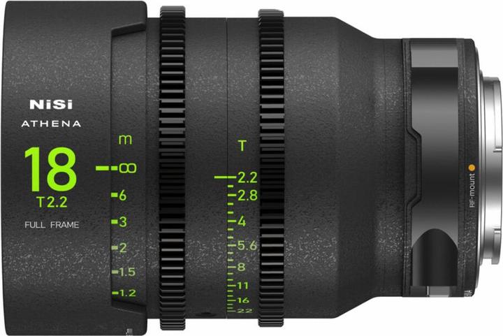 Actual product image Nisi ATHENA PRIME Full Frame Cinema Lens Kit – 18mm T2.2, 40mm T1.9, 135mm T2.2 + Hard Case (RF Mount) (full size)