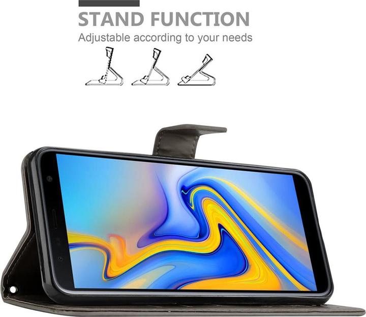 Produktbild Cadorabo Flower Book Cover (Samsung Galaxy J6+)