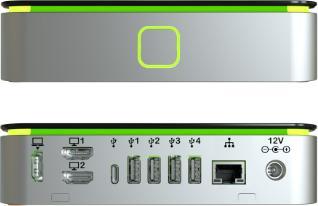 Actual product image KAC-CU-200-B05 - KAC-CU-200 MTR/Android mini-PC + KAC-TCH-10 touchpanel bundle