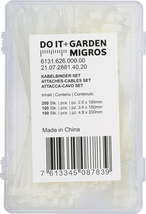Actual product image Do it + Garden Cable tie set (400 pcs.)