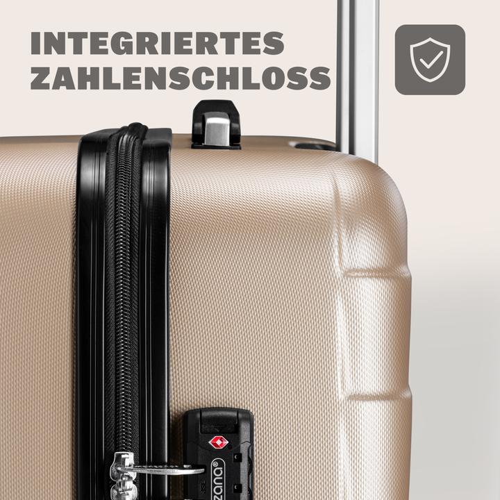 Image du produit Monzana Set de 3 valises (105 l, M (50 - 90l), L (90 - 115l), XL (à partir de 115l))