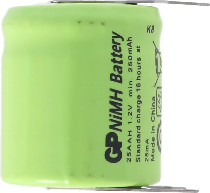 Produktbild AccuCell Akku für Sanyo N-110AA Akku NiMH 1/3 AA Mignon mit 3-er Print + / -- (1 Stk., Gerätespezifisch, 150 mAh, Akku)
