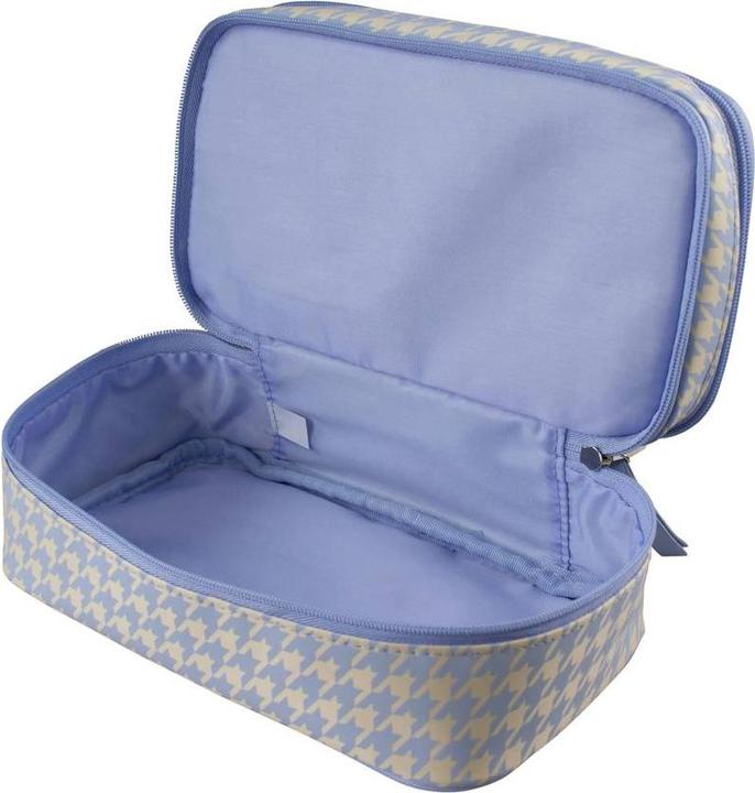 Produktbild Tender Love + Carry Blue Cream Houndstooth - Double Zip Utility