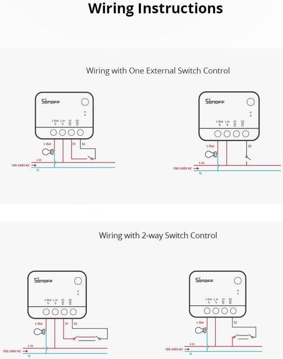 Image du produit Sonoff Zbmini L2 (Actionneur de commutation)