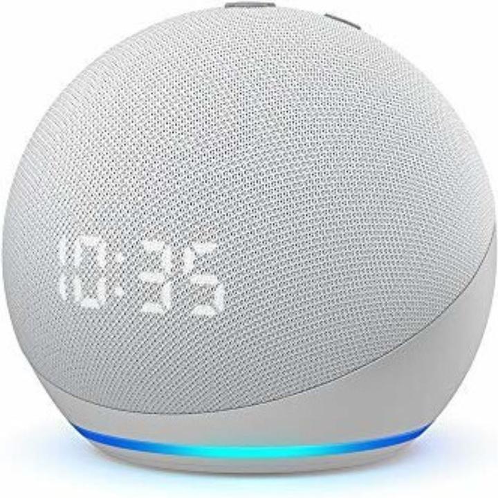 Amazon Echo Dot (4ème génération) avec horloge (Amazon Alexa)
