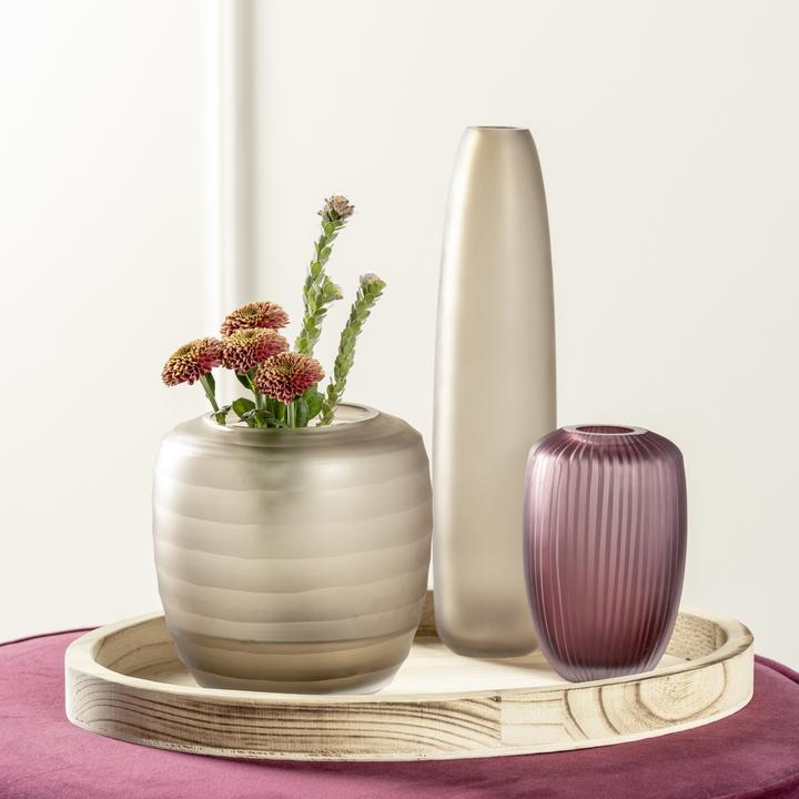 Image du produit Leonardo Vase Bellagio 35 cm, Beige (1 x, 35 x 8 cm, 1 l)