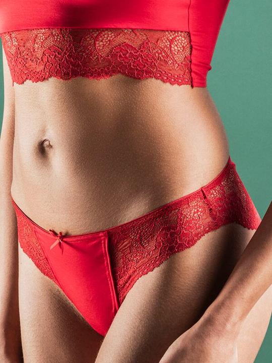 Produktbild ISA Bodywear Slip mit zarter Spitze (XL)