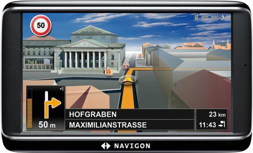 Image du produit Navigon 70 Premium, Bluetooth, TMC, Cartes Europe
