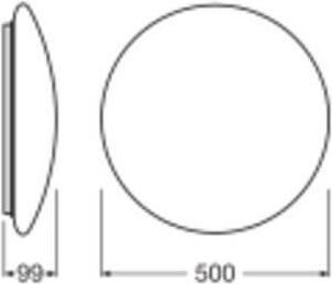 Actual product image Ledvance SF CIRCULAR 500 COVE