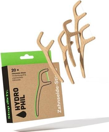 Produktbild Hydrophil Bambus Zahnseidesticks (0.80 m)