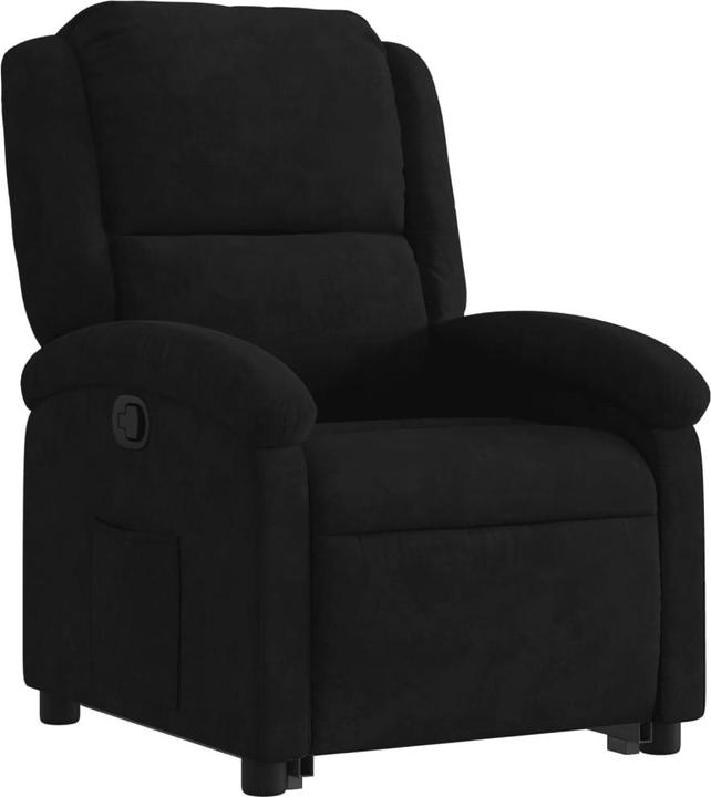 Actual product image VidaXL Recliner recliner reclining chair reclining chair black velvet