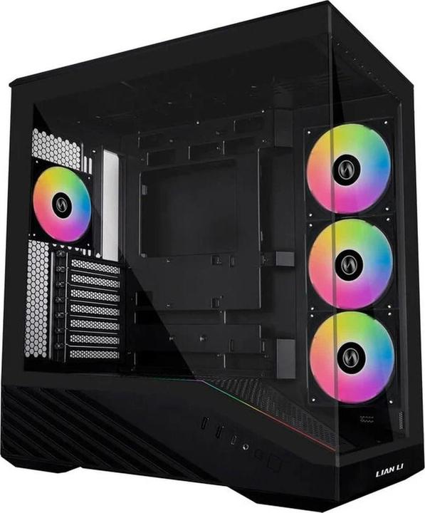 Produktbild Lian-Li Vector V100 PC-Gehäuse, Midi-Tower, ATX, RGB, Tempered Glass - schwarz