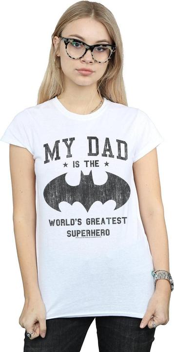 Image du produit Femme/Les femmes - T-shirt en coton Batman My Dad Is A Superhero (M)