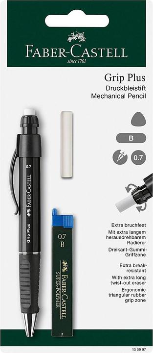 Actual product image Faber-Castell Grip Plus mechanical pencil (0.70 mm, B, 1 x)
