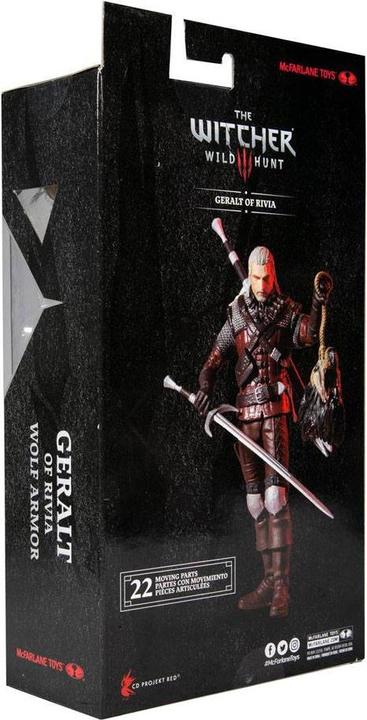 Produktbild McFarlane Action Figure The Witcher 3 : Geralt (Wolf Armor) 18 cm