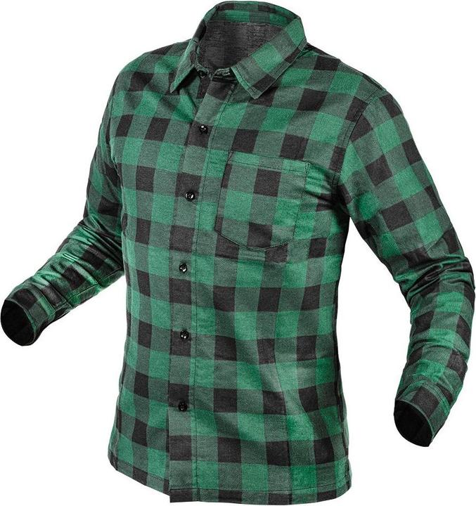 Immagine prodotto Neo Camicia di flanella, verde, taglia S (S)