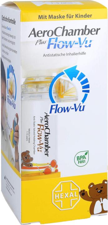 Sandoz AeroChamber plus Flow-Vu with mask for children from 1-5 years, 1 pc. Inhalation aid