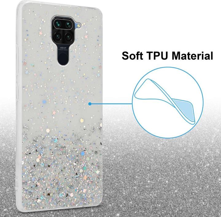 Produktbild Cadorabo TPU Hülle für Xiaomi RedMi NOTE 9 mit Glitzer (Xiaomi Redmi Note 9)