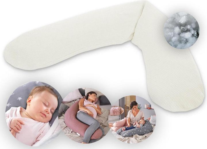 Actual product image Theraline Nursing pillow "The Original" with polyester hollow fibre filling incl. cover 190 cm (190 cm)