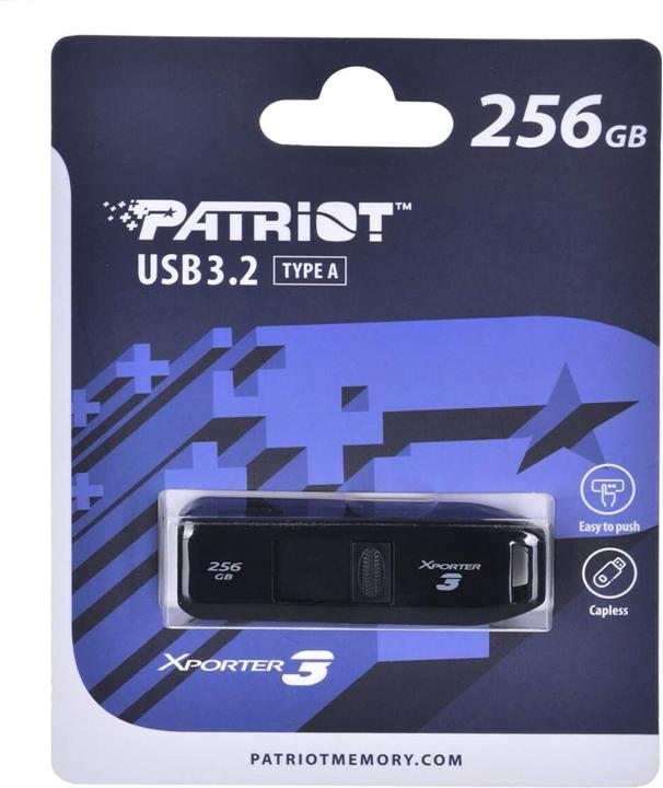 Produktbild Patriot PARTIOT FLASHDRIVE Xporter 3 256GB Type A USB3.2 (256 GB, USB-A)