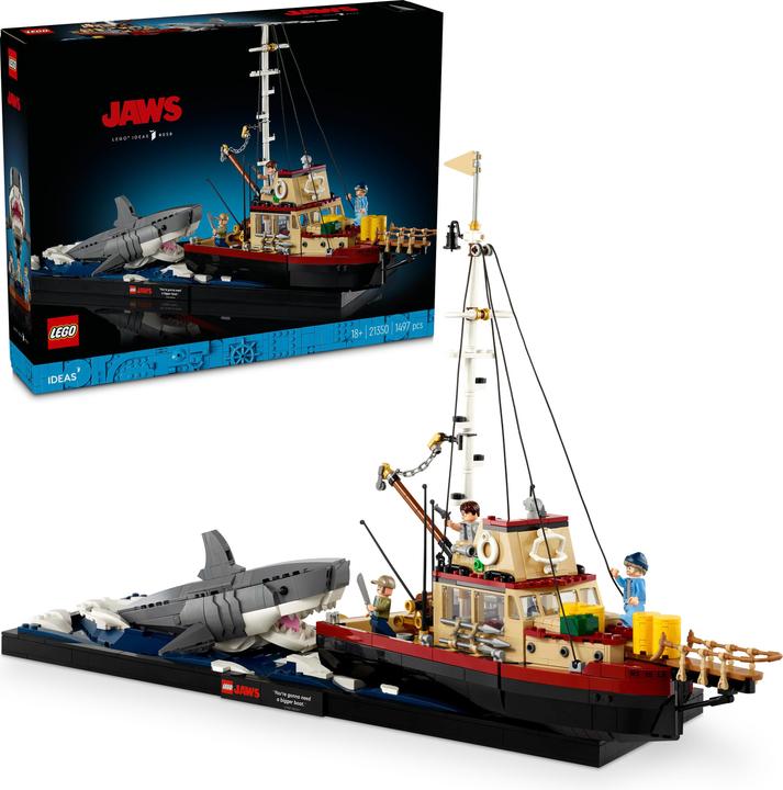 Actual product image LEGO The great white shark (21350, LEGO Ideas, LEGO Rare Sets)