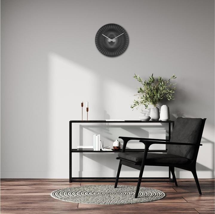 Actual product image TFA Analogue Design Radio-Controlled Wall Clock ROKOKO 60.3520 Retro Style 330 mm Fan Optics (33 cm)