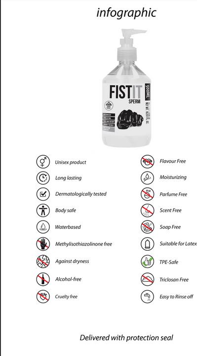 Image du produit Pharmquests Fist It - Sperm - 500 ml - Pump (500 ml)