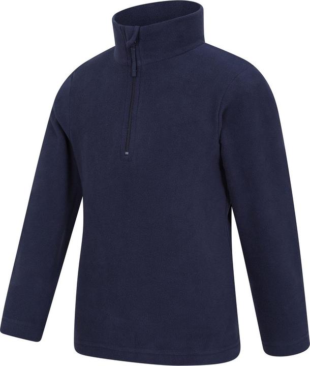 Actual product image Mountain Warehouse Childrens/Kids Camber II Half Zip Fleece Jacket (98)