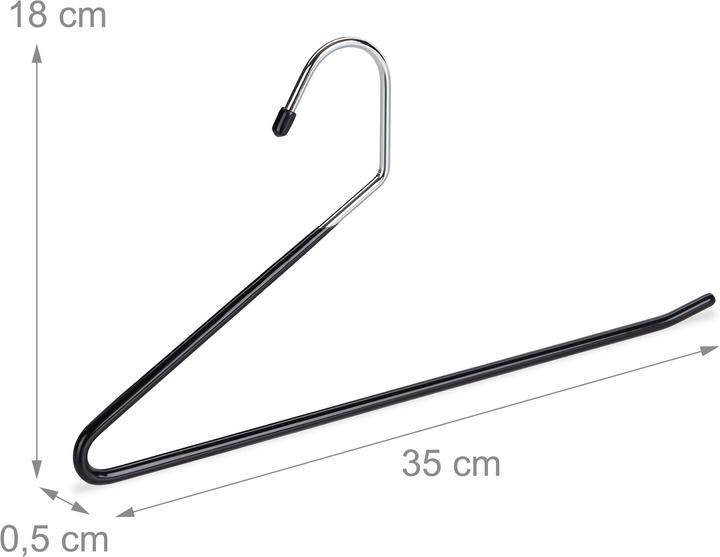 Actual product image Relaxdays Non-Slip Trouser Hanger (20 x)