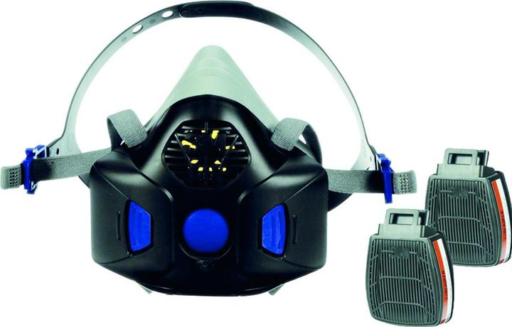 Produktbild 3M Halbmasken-Set mit Sprechmembran HF-802SD Secure Click (A2P3 R, 1 x)