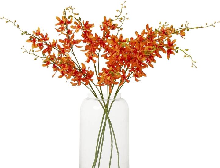 Actual product image Hill Interiors Cymbidium Spray Artificial Flower (95 cm)