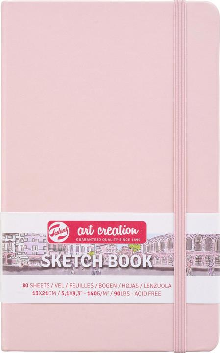 Talens Malbuch 13 x 21 cm Pastellrosa (A5)