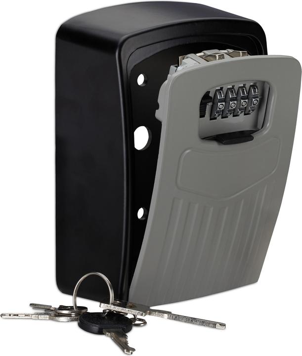 Relaxdays Key Safe, 4 Digit Combination Lock