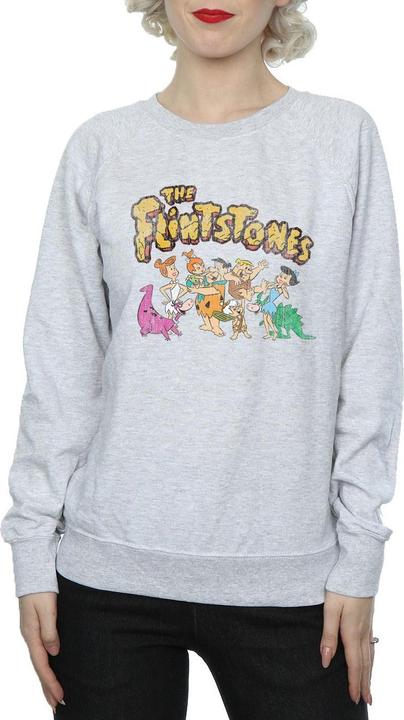 Produktbild The Flintstones Group Distressed Sweatshirt (S)