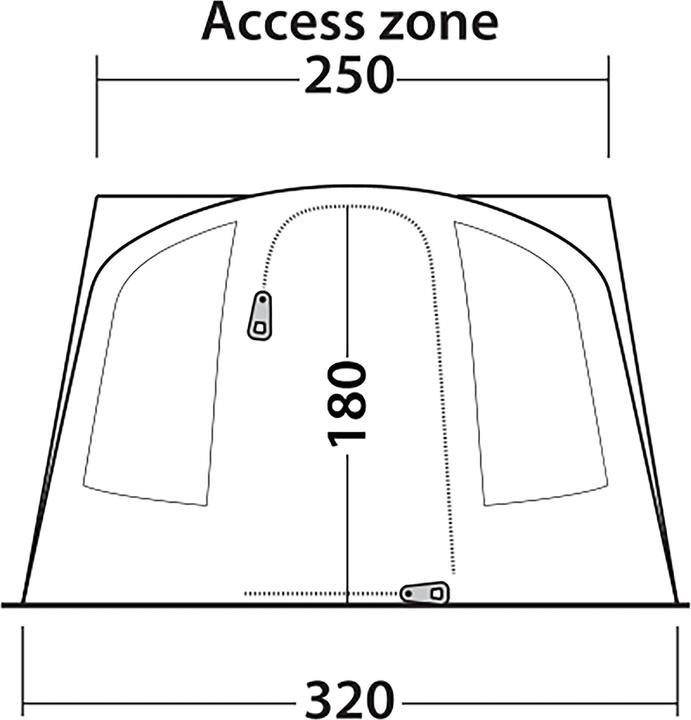 Actual product image Outwell San Diego (Awning, 11.20 kg)