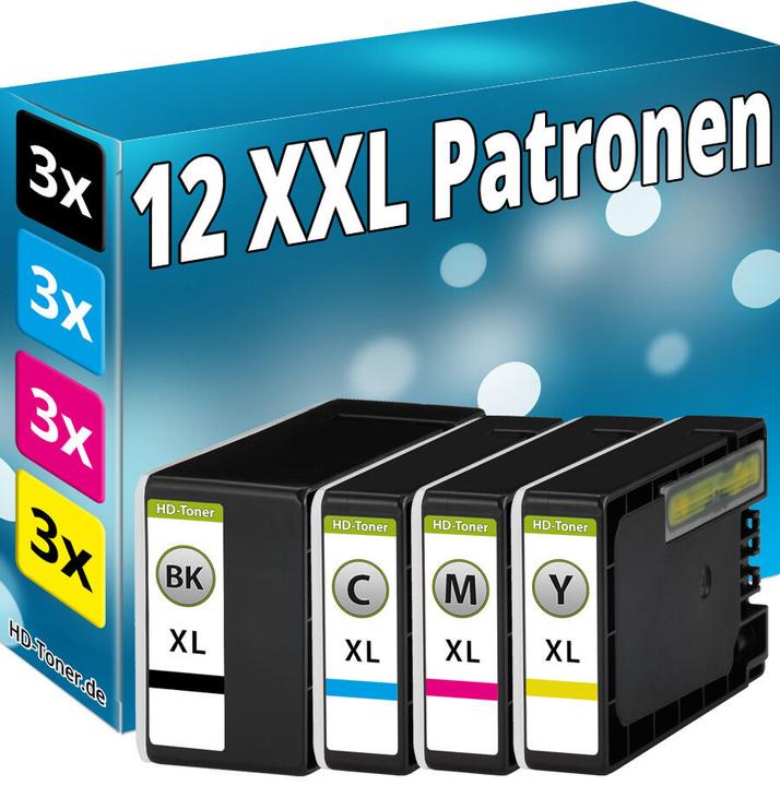 Immagine prodotto Druckfuxx 12x TINTE PATRONEN für Canon Maxify MB2050 MB2150 MB2155 MB2350 MB275